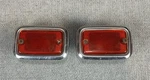 78-81 Toyota Celica Interior Door Courtesy Light Red Lens Chrome Left Right Set. Fixed Price $59.95.