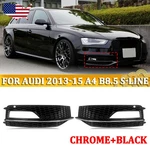 For 2013-16 Audi A4 Quattro B8.5 S4 S-line Fog Light Lamp Cover W/ Chrome Bezel. Fixed Price $36.08.