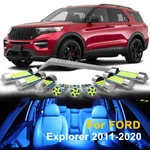 9X Blue Led Interior Map Dome Lights Package Kit Ford Explorer 2011-2020. Fixed Price $12.99.
