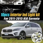 10PC Super White Car Interior Led Light Bulb Kit Pack For 2011-2015 Kia Sorento. Fixed Price $12.99.