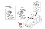 Niro De Lamp Assy-vanity, Lh 2016-2022 Wagon 1.6L Petrol-genuine New Kia. Fixed Price $38.73.