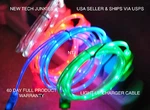 Led Light-up Color Usb Data Charger Power Cable For Iphone X 8 7 6 5S 5C. Fixed Price $10.89.