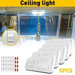 5PACK Led Interior Rv Ceiling 12V Dome Light Fixtures Camper Trailer Double. Fixed Price $40.84.