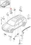 Genuine Porsche Cayenne 92A Reading Light Right Espresso 958632292017N0. Fixed Price $97.49.
