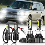 Subaru Forester 2003-2005 6000K Led Headlights + Fog Bulbs Combo 4PCS. Fixed Price $26.99.