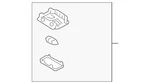 Genuine Mitsubishi Dome Lamp Assembly MN108119XA. Fixed Price $76.15.