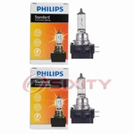 2 Pc Philips Low Beam Headlight Bulbs Kia Amanti Borrego Forte Ut. Fixed Price $32.42.
