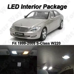 19 X White Can-bus Led Lights Interior Package For Mercedes Benz S-class W220. Fixed Price $37.98.