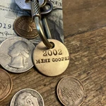 2002 Mini Cooper Solid Brass Key Fob Racing British Rally Uk Usa. Fixed Price $14.95.