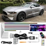 Ford Mustang 10IN1 Rgb Led Acrylic Interior Strip Light Remote App. Fixed Price $73.08.