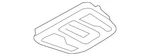 Genuine Audi Reading Lmp Assembly 4N0-947-111-G-1PH. Fixed Price $481.59.