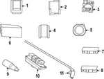 Genuine Nissan Courtesy Light 969M1-7BA1A. Fixed Price $37.04.