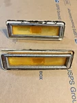 70-74 Chevrolet Nova Marker Light Set Pair 5962668 596269 Oem Gm 71 72 73. Fixed Price $50.00.