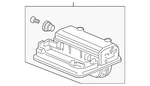 Genuine Honda Console *NH643L* 83250-SLJ-J03ZD. Fixed Price $141.59.