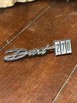 1966 Dodge Dart 270 Glove Box Emblem Oem Mopar Very Nice Chrome!. Fixed Price $48.87.