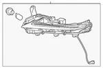 Genuine Lexus Daytime Run Lamp 81610-78020. Fixed Price $420.28.