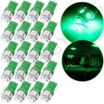 20PCS Untra Green 5-5050SMD Led T10 168 194 W5W Dash Panel Guage Light Bulbs. Fixed Price $10.20.