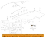 Gm Oem 02-22 Caprice Roof Interior Trim-bulb 94535595. Fixed Price $16.00.