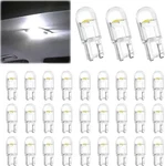 30 Pcs Car 194 Led Bulbs, 168 2825 W5W T10 Wedge Cob Replacement Bulb, 6000K. Fixed Price $10.49.