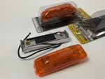 (2) Pilot NV-5055A Rectangular Sealed Light Bulb, 4", Amber, 100,000HRS. Fixed Price $14.36.
