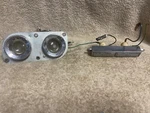 Used Ford C7ZZ-13764 1967-68 Mustang Overhead Map Console Lights & Switches. Fixed Price $99.00.