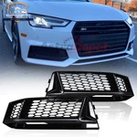 For 2016-2018 Audi A4 B9 S-LINE/S4 Fog Light Grill Cover Bezel RS5 Style Pair. Fixed Price $43.98.