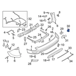 Ford Escape 2013-2019 EM2Z15K859C Front Parking Aid Sensor. Fixed Price $81.16.