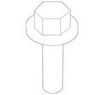 Genuine Ford Cargo Area Light Screw W506824S437. Fixed Price $7.50.
