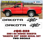QG-222 2001 2002 Dodge Dakota Sxt Door Set Two Licensed. Fixed Price $35.50.