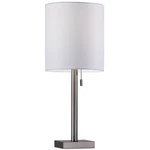 Adesso 1546-22 Liam Inch 60.00 Watt Brushed Steel Lamp Portable Light. Fixed Price $80.00.