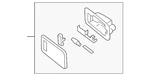 Genuine Mazda Cargo Area Light GHP9-51-440. Fixed Price $68.91.