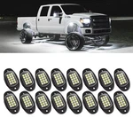 Rock Lights For Truck - 16 Pods White Led Underbody Offroad Car Trail Rig Lamp. Fixed Price $37.63.