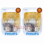 2 Pc Philips Rear Turn Signal Light Bulbs For Mgb 1980-1981 Electrical Xa. Fixed Price $11.68.