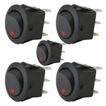 The Install Bay Ibrrsr 20 Amp No Leads Round Rocker Switch With Red Led (5/PK). Fixed Price $11.95.