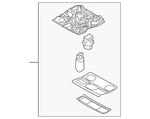 Genuine Volkswagen Reading Light 1K0-947-105-BJ-YAH. Fixed Price $183.29.