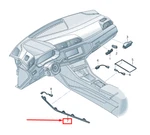 New Audi Q3 F3 Right Console Fibre Optic Conductor Lhd 83B947200 83B-947-200. Fixed Price $28.00.