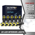 20 T10 Led License Plate Light Bulb 6000K Super Bright White 168 2825 194 Auxito. Fixed Price $11.99.