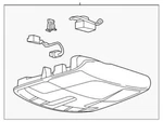 Genuine Ford 2013-2014 Lincoln Mkz Overhead Console Assembly DP5Z-54519A70-ED. Fixed Price $234.08.