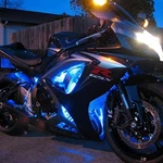 Blue 4PC Led Accent Neon Light Kit - Under Rock Glow For Honda Cbr Vtx. Fixed Price $44.59.