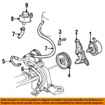 Chrysler Oem 96-00 Caravan Steering Gear Linkage Pump Hoses-pulley 5281262. Fixed Price $67.92.