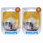 2 Pc Philips Map Light Bulbs For Mercury Capri Colony Park Cougar Grand Zx. Fixed Price $11.88.