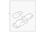 Genuine Audi Glove Box Light 8D0-947-415. Fixed Price $30.94.