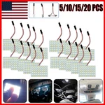 Lot Car Festoon T10 BA9S White Led 48SMD Panel Interior Dome Map Light Bulb Lamp. Fixed Price $22.19.