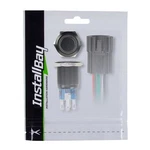 Install Bay IBRBSB16 16MM Black Round Switch W/latch & Harness - Blue. Fixed Price $29.99.