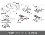 Genuine Oe Halogen Lamp, 9098112014 For Toyota 90981-12014. Fixed Price $5.74.