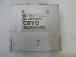 Body Control Module Cadillac Catera 1998 16257019 Bcm Oem. Fixed Price $16.99.