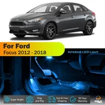 9 X 2012 - 2018 Ford Focus Interior Led Lights Bulb Package Kit Map Ice Blue. Fixed Price $13.21.