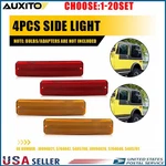 Fit Jeep CJ5 CJ6 CJ7 Scrambler 72-91 Amber Red Side Marker Light Housing 4-20X. Fixed Price $8.54.