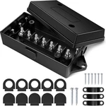 7 Way Trailer Wire Junction Box Camper Truck Weather Proof Rv Light Cord Plug. Fixed Price $17.99.