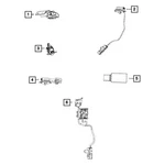 For Jeep Wrangler 2018 Mopar Front Door Handle Lamp. Fixed Price $29.46.